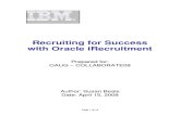 Recruiting for Success With Oracle IRecruitment