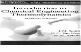 Introduction to Chemical Engineering Thermodynamics 7th Edition
