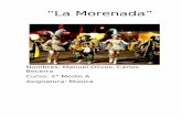 Informe Baile Morenada
