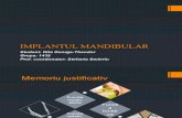 Implantul Mandibular