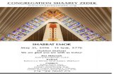 May 21, 2016 Shabbat Card