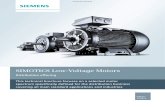 SIMOTICS Low-Voltage Motors Complete English 2012