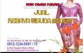 Jual Kebaya Wisuda Modern - 081212346675  - by Duta Graha Kebaya
