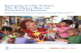 Evidence Base on Preschool Education FINAL