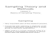 MELJUN CORTES Research Seminar 1 Sampling Theory and Methods