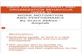 GBUS 205 Management and Organizational Behaviour Lect 4 Motivation (1)