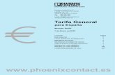 Phoenix Contact Tarifa 2015