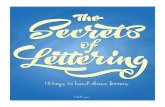 The Secrets of Lettering