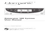 Ethicon Harmonic 300 Ultrasonic Surgery Generator - User Manual