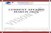 Current Affairs March - 2016