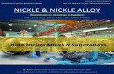 Nickle & Nickle alloy Stockist & Suppliers / INCONEL ALLOY