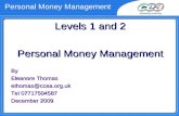Level 1 Personal Money Management Support 5903