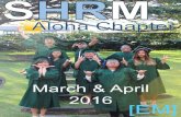 SHRM Aloha E-Magazine - March and April