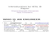 1. Introduction to IESL B Paper