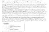 Heuristics in Judgment and Decision-making - Wikipedia, The Free Encyclopedia