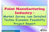 Paint Manufacturing Industry - Market Survey cum Detailed Techno Economic Feasibility Project Report