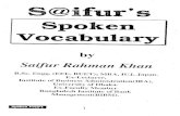 Spoken Vocabulary by Saifur Rahman Khan Allbdbooks Com