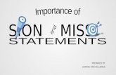 Importance of Vision and Mission Statement