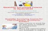 Quantity Surveying Course in Hyderabad BSB CADD