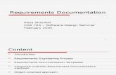 Requirements Documentation 2005