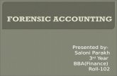 Forensic Accounting-mid Sem