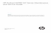 HP ProLiant DL980 G7 Server - Maintenance and Service Guide 2013-05 v8