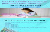 OPS 571 GENIUS peer educator/ops571geniusdotcom