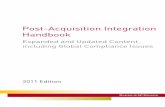 Post Acquisition Integration Handbook 2011