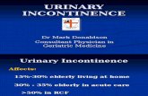 Urinary Incontinence - Tutorial by m Donaldson