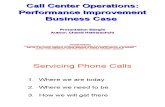 98234892 Call Center Operations Improvement Business Case Sample Presentation