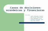 Casos de Decisiones Económicas y Financieras