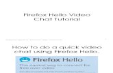 How to Do Quick Video Chat With Firefox Hello