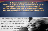 Managementul Educaţional Centrat Pe Asigurarea Calităţii,