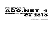 Murach's ADO net 4 Database Programming Wi - Anne Boehm