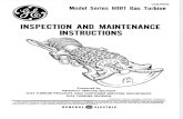 GE MS6001 Inspection and Maintenance Instructions