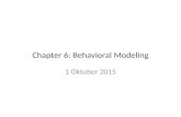 6 Behavioral Modeling