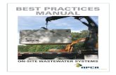 Precast Concrete on Site Wastewater Tank Best Practices Manual