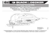 MANUAL Sierra Caladora Black and Decker KS650K
