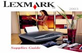 Lexmark Supplies Guide