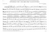 Gliere - 12 Albumleaves for Cello and Piano
