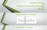 Engineering Mechanics in Ships