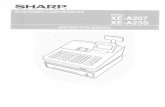 Sharp XE-A207 CR Manual