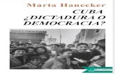 Cuba, ¿Dictadura o Democracia