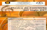 Musica de Concierto Siglo XX