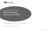 LG Sound Bar Manual