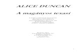 Alice Duncan - Magányos Texasi