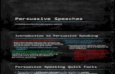 Persuasive Speaking Online
