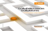 Solubilization Solutions of BASF