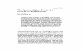 The Epistemological Status of Naturalized Epistemology