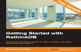 Getting Started with RethinkDB - Sample Chapter